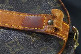 Vintage Louis Vuitton Keepall 45 Monogram Canvas Travel Bag Luggage Tag France
